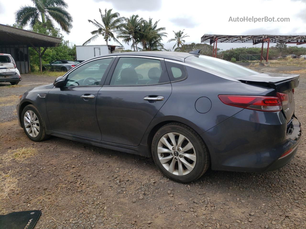 2018 Kia Optima Lx Gray vin: 5XXGT4L33JG236922