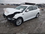 2018 Kia Optima Lx White vin: 5XXGT4L33JG251436