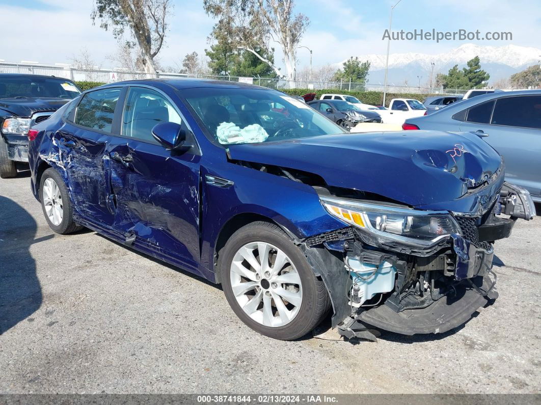 2018 Kia Optima Lx Blue vin: 5XXGT4L33JG264655