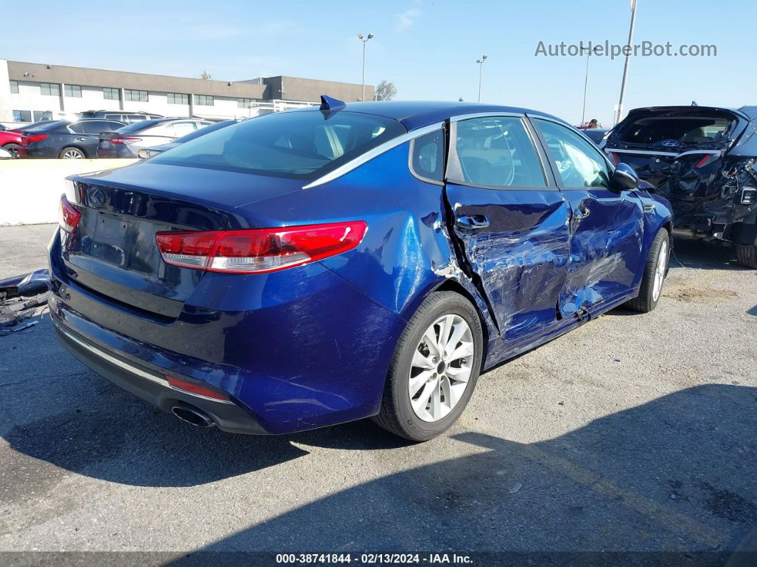 2018 Kia Optima Lx Blue vin: 5XXGT4L33JG264655