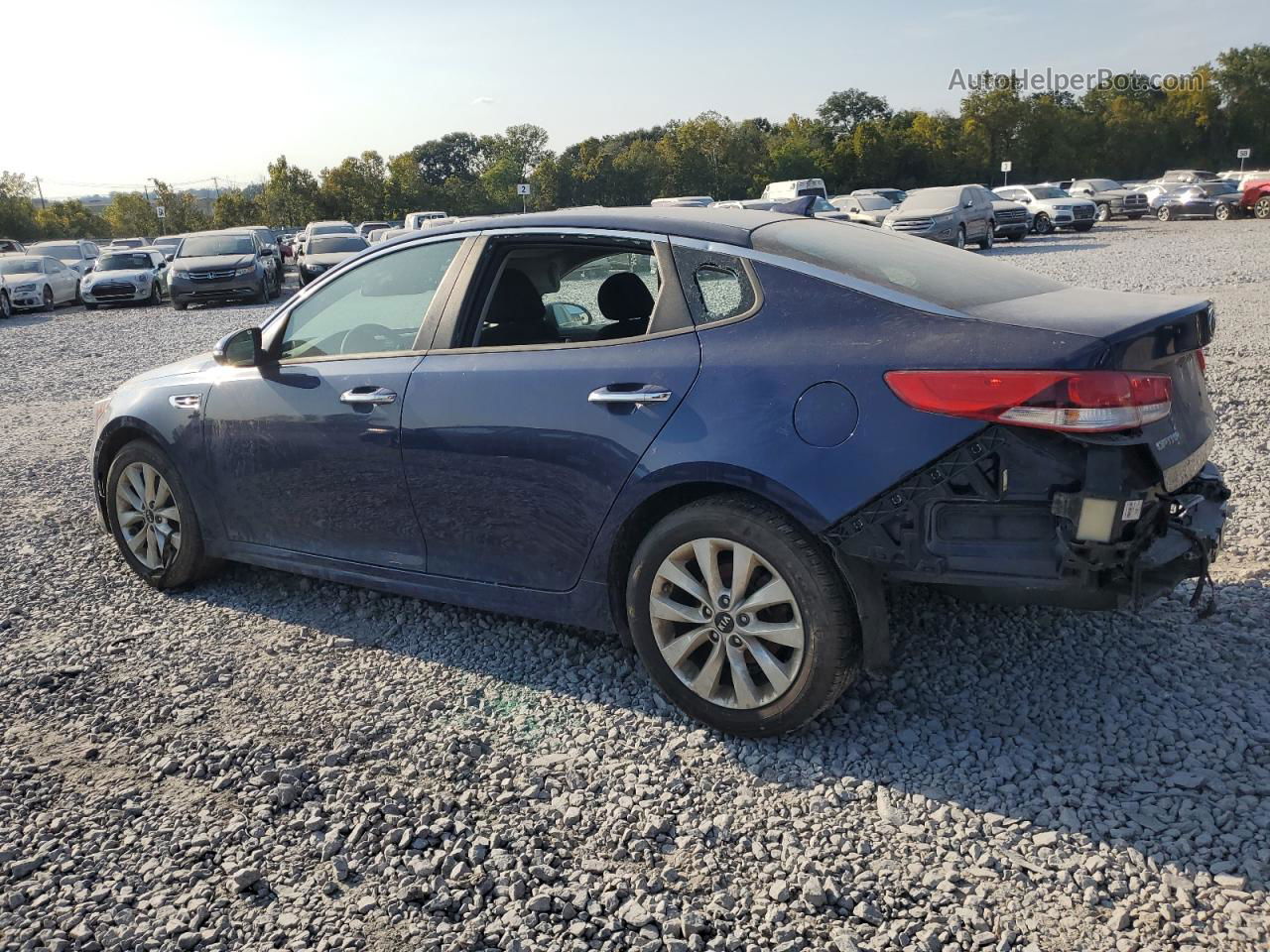 2018 Kia Optima Lx Blue vin: 5XXGT4L33JG267197