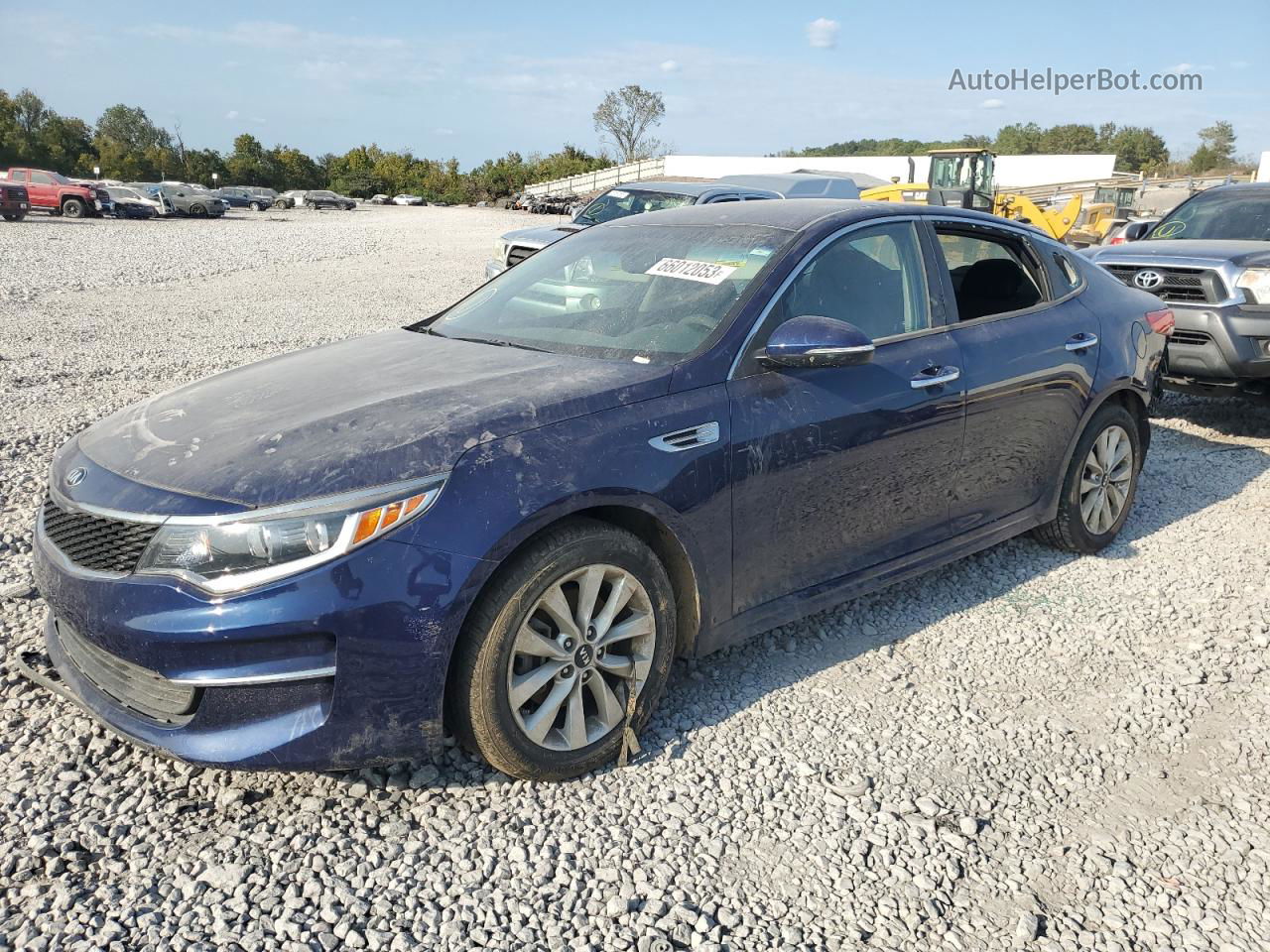 2018 Kia Optima Lx Blue vin: 5XXGT4L33JG267197