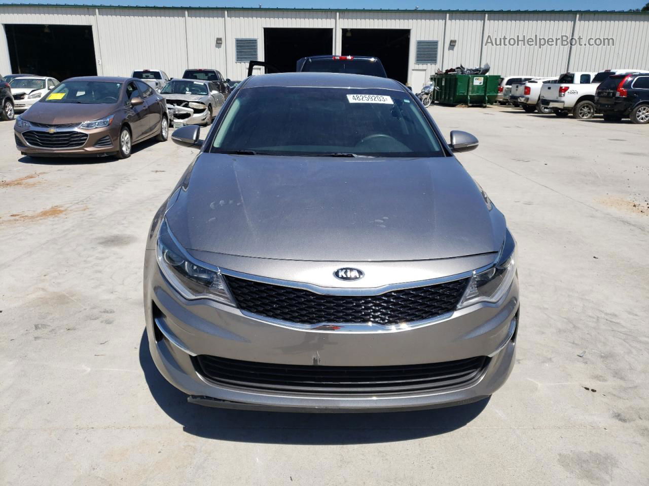 2018 Kia Optima Lx Серебряный vin: 5XXGT4L33JG269418