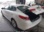 2016 Kia Optima Lx White vin: 5XXGT4L34GG059211