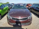 2016 Kia Optima Lx Maroon vin: 5XXGT4L34GG076655