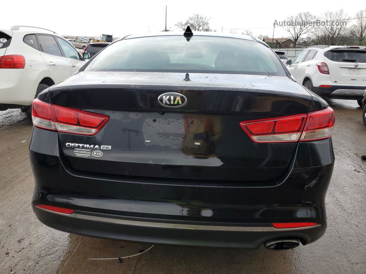 2016 Kia Optima Lx Black vin: 5XXGT4L34GG112568