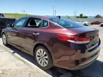 2017 Kia Optima Lx Maroon vin: 5XXGT4L34HG130618