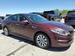 2017 Kia Optima Lx Maroon vin: 5XXGT4L34HG130618