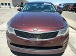 2017 Kia Optima Lx Maroon vin: 5XXGT4L34HG130618