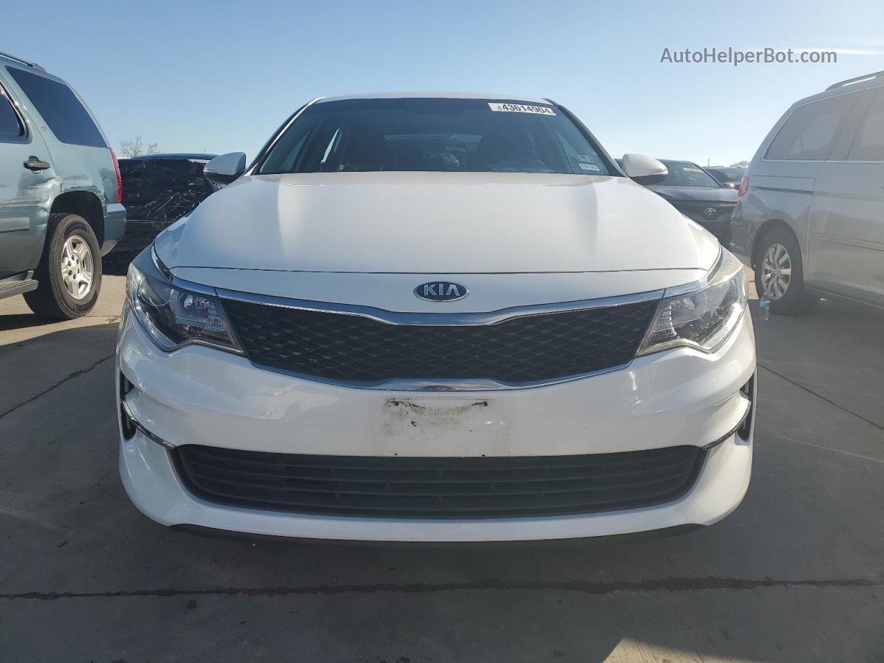 2017 Kia Optima Lx White vin: 5XXGT4L34HG147967