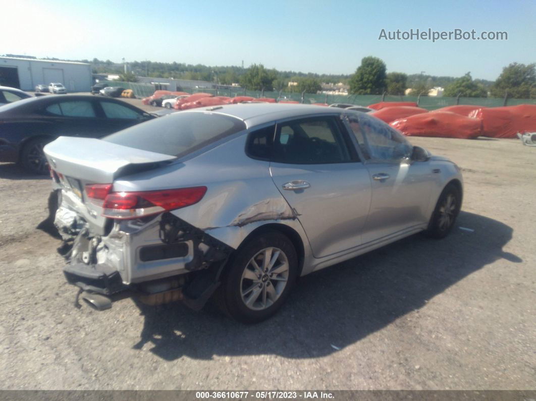 2017 Kia Optima Lx Silver vin: 5XXGT4L34HG149282