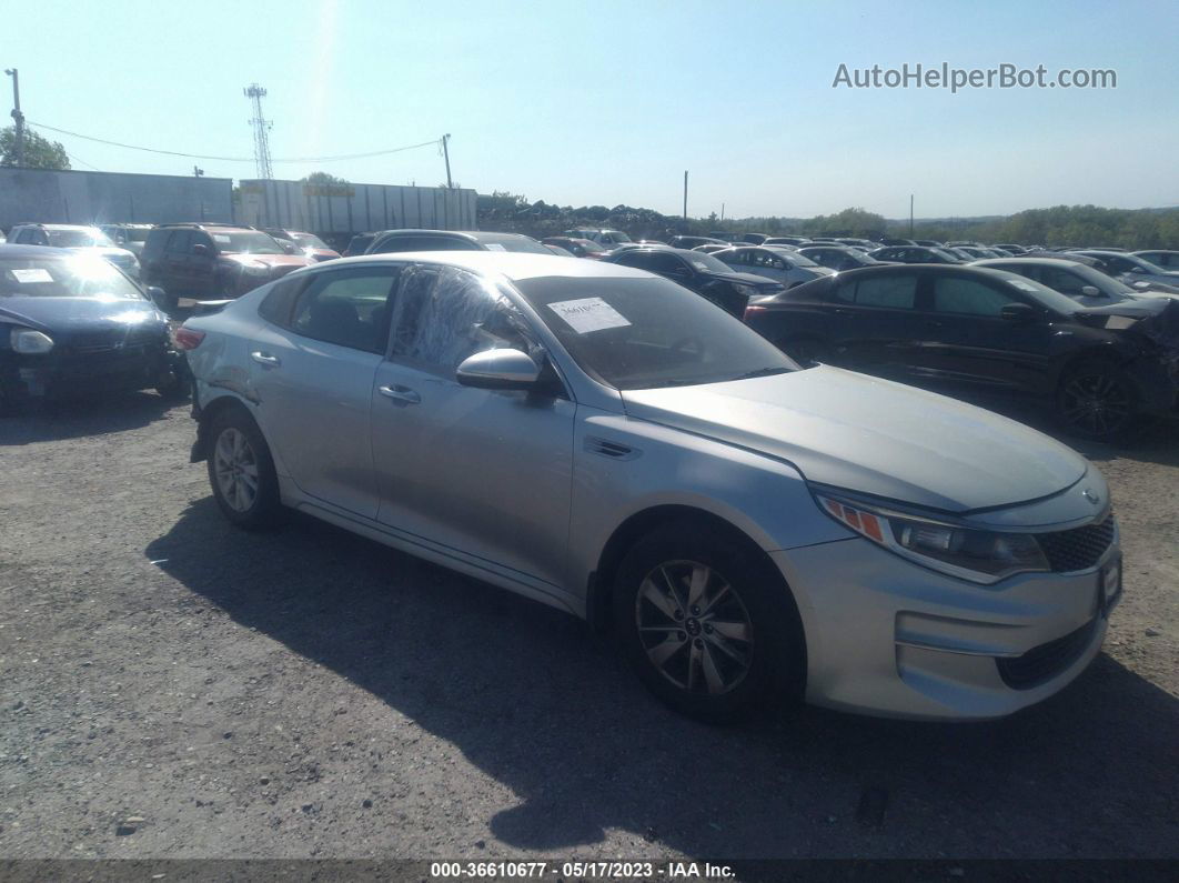 2017 Kia Optima Lx Silver vin: 5XXGT4L34HG149282