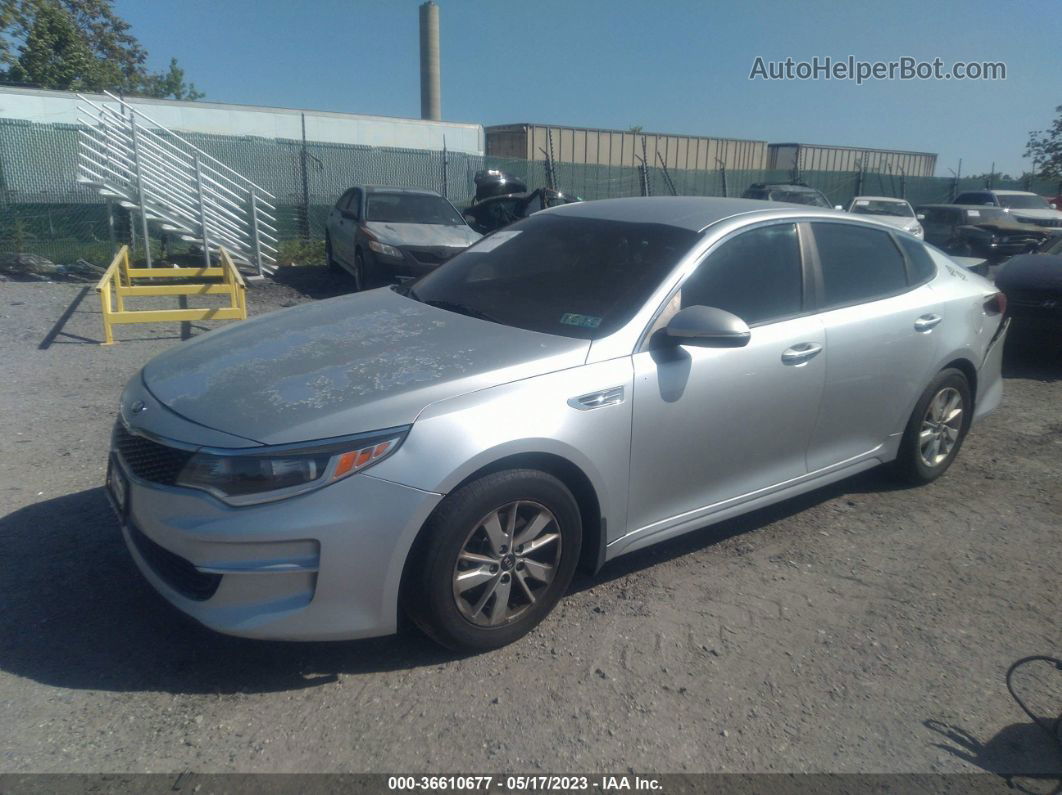 2017 Kia Optima Lx Silver vin: 5XXGT4L34HG149282