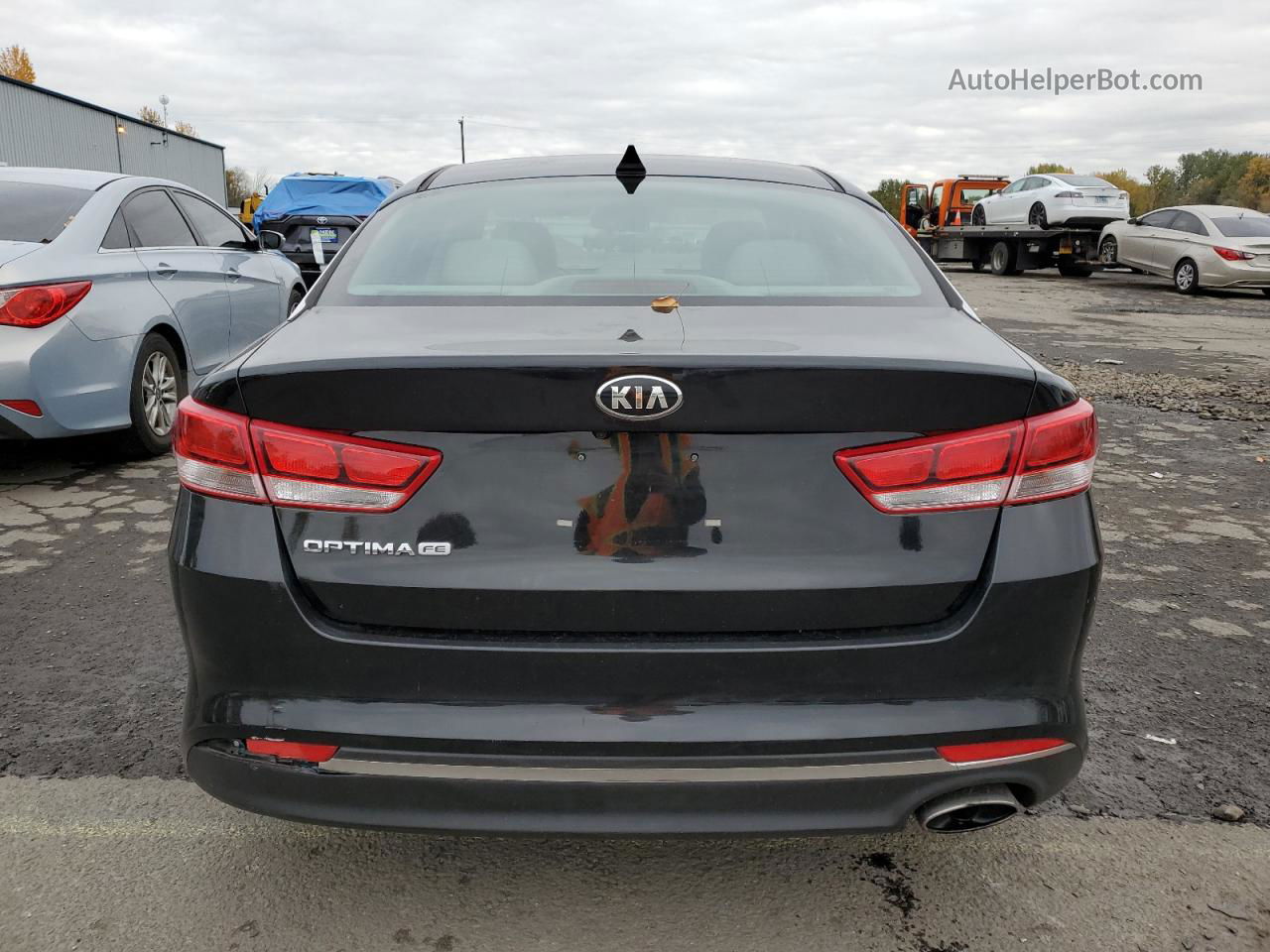 2017 Kia Optima Lx Black vin: 5XXGT4L34HG154725