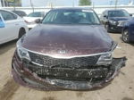 2017 Kia Optima Lx Burgundy vin: 5XXGT4L34HG155230