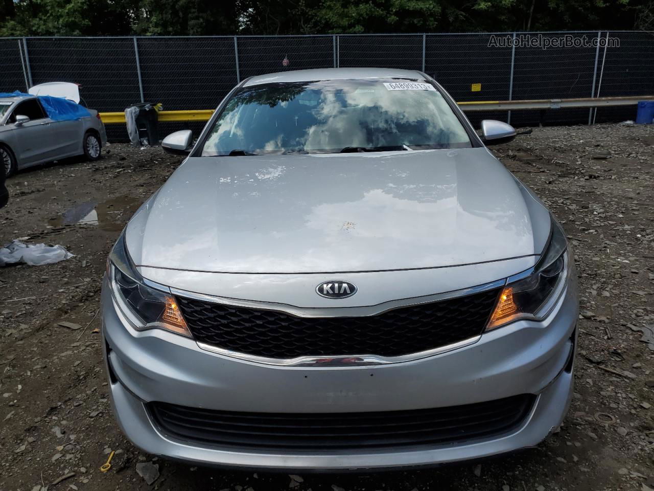 2017 Kia Optima Lx Silver vin: 5XXGT4L34HG160685