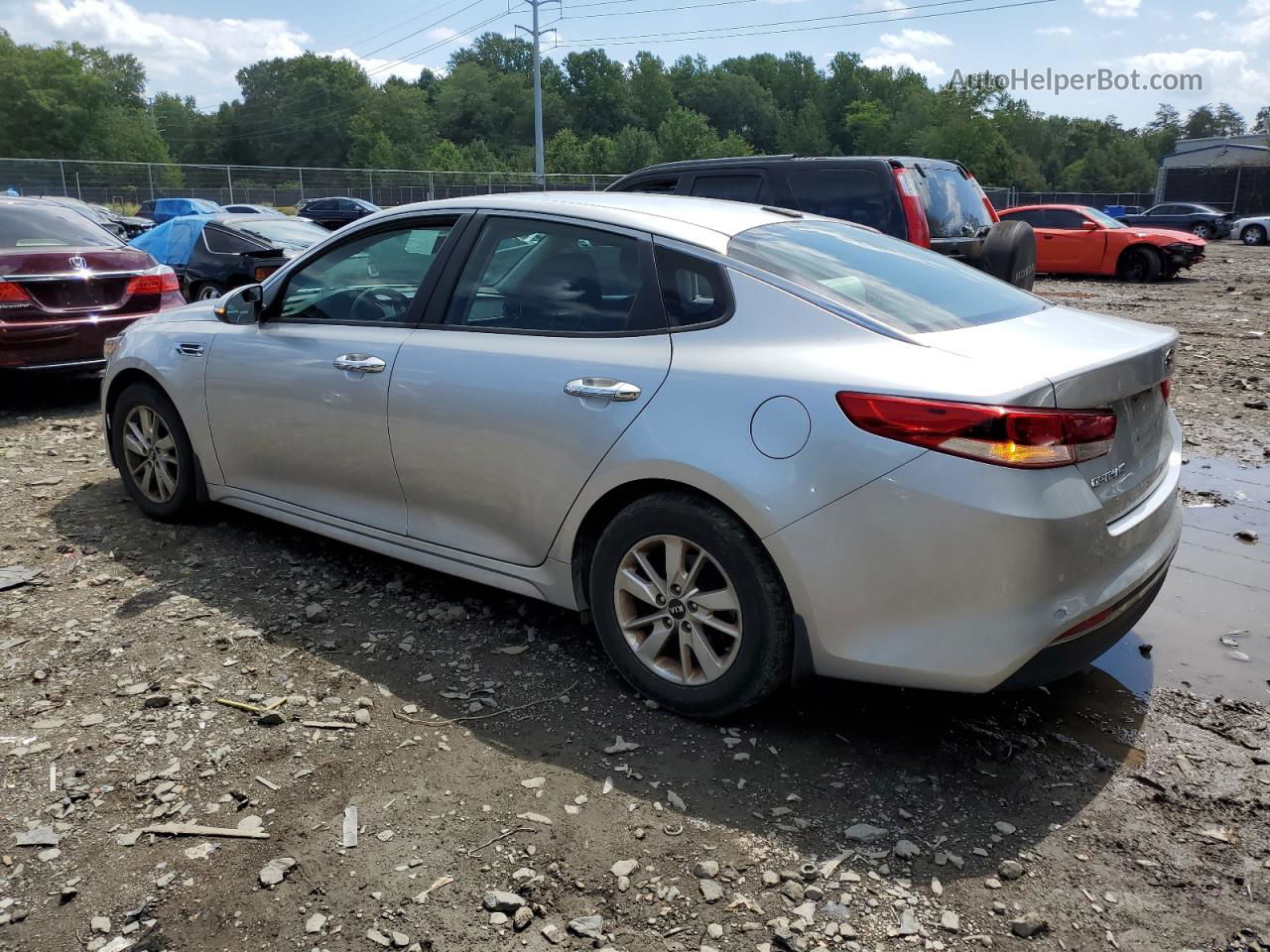 2017 Kia Optima Lx Silver vin: 5XXGT4L34HG160685