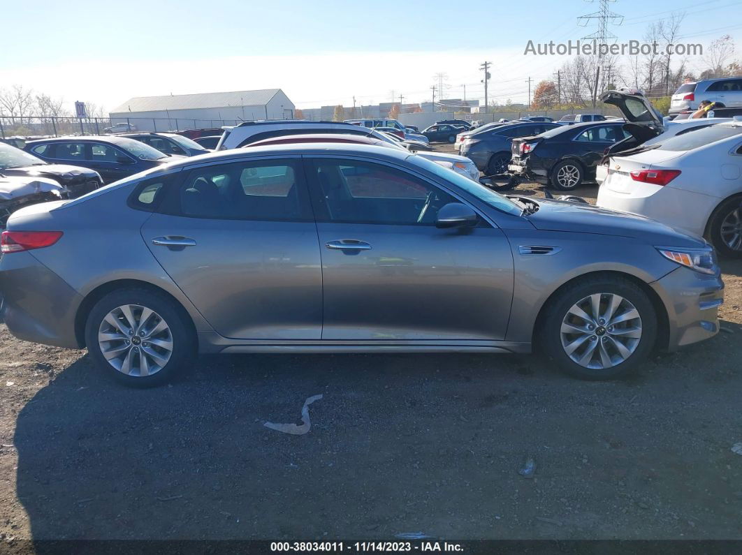 2017 Kia Optima Lx Gray vin: 5XXGT4L34HG161268