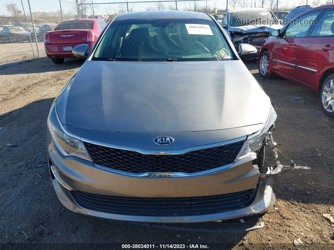 2017 Kia Optima Lx Gray vin: 5XXGT4L34HG161268