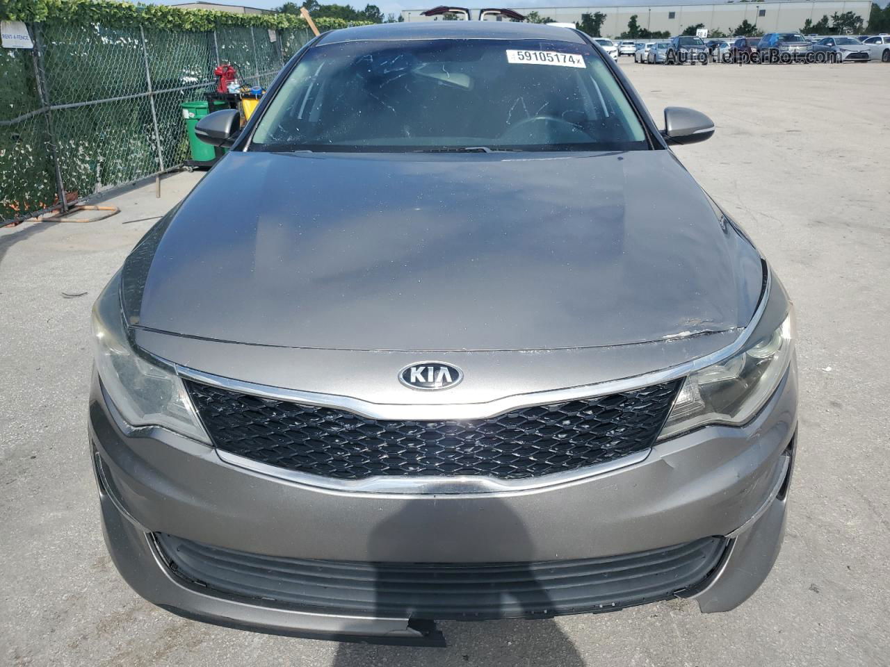 2017 Kia Optima Lx Gray vin: 5XXGT4L34HG166955