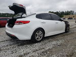 2017 Kia Optima Lx White vin: 5XXGT4L34HG171833