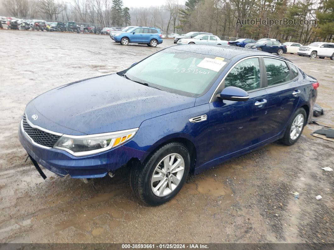 2017 Kia Optima Lx Blue vin: 5XXGT4L34HG176854