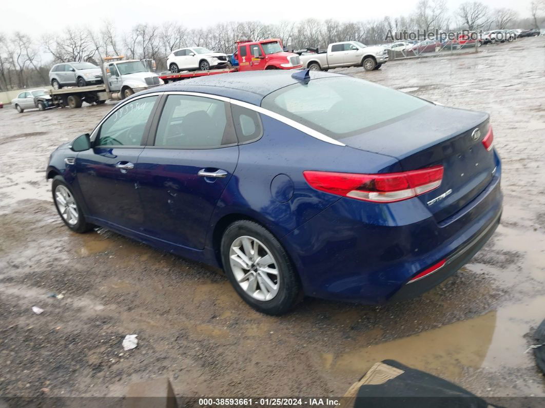 2017 Kia Optima Lx Синий vin: 5XXGT4L34HG176854