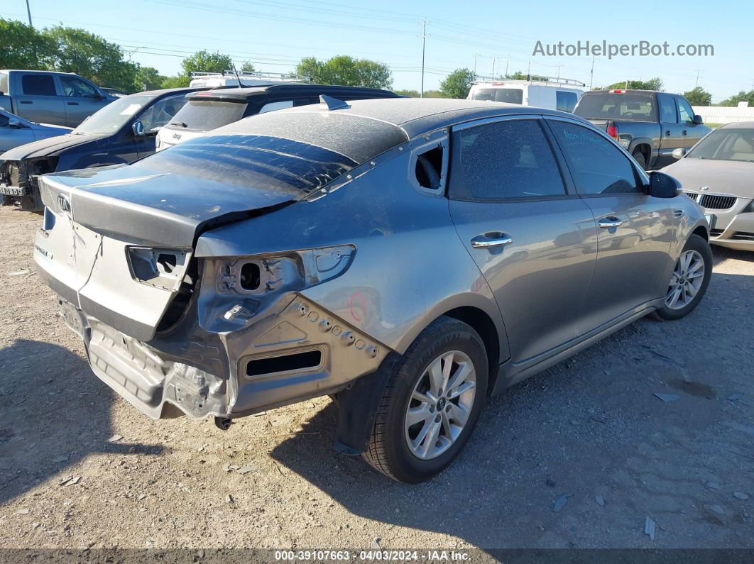 2018 Kia Optima Lx Gray vin: 5XXGT4L34JG183891