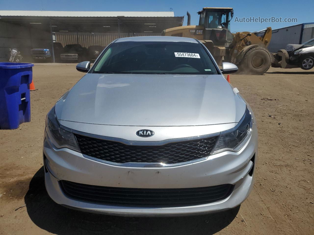 2018 Kia Optima Lx Silver vin: 5XXGT4L34JG189416