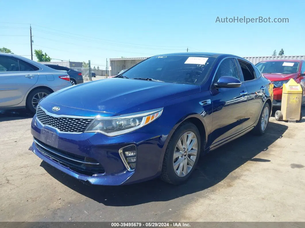 2018 Kia Optima S Синий vin: 5XXGT4L34JG192073