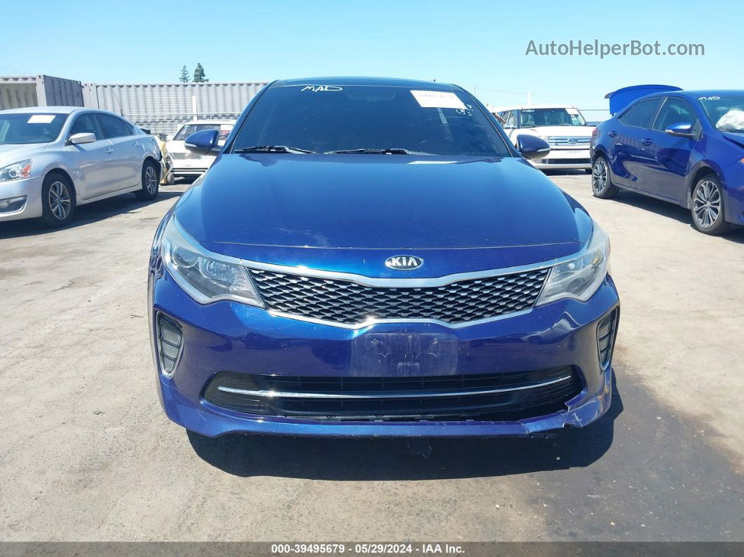 2018 Kia Optima S Синий vin: 5XXGT4L34JG192073