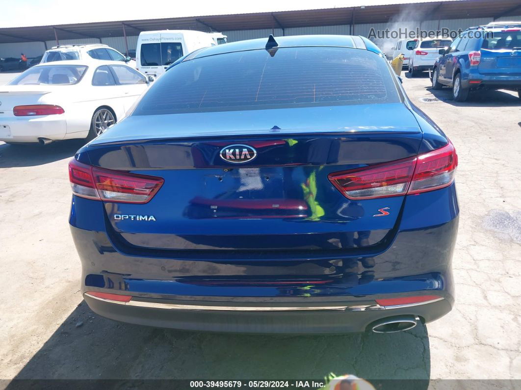 2018 Kia Optima S Blue vin: 5XXGT4L34JG192073