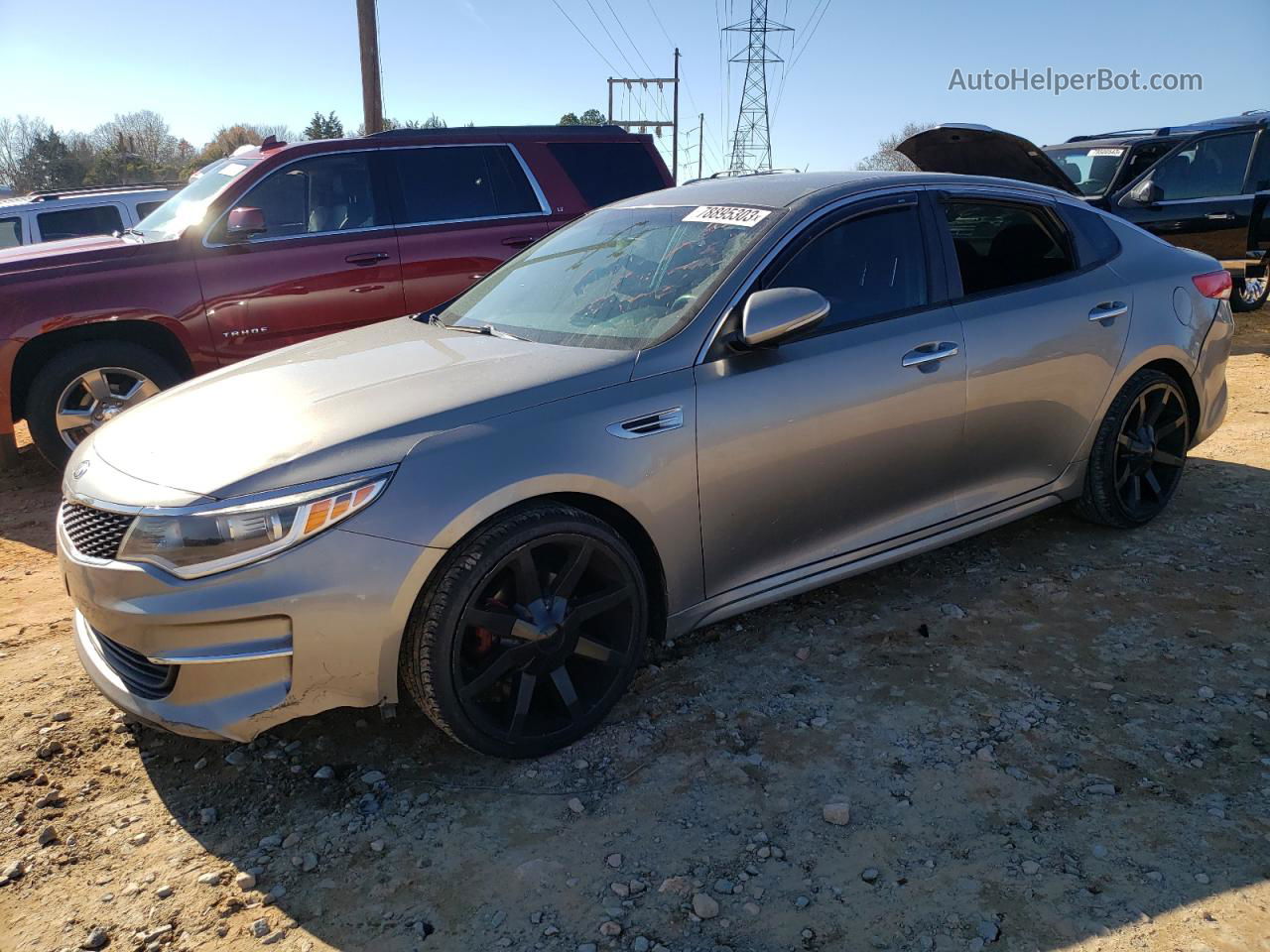 2018 Kia Optima Lx Silver vin: 5XXGT4L34JG198438