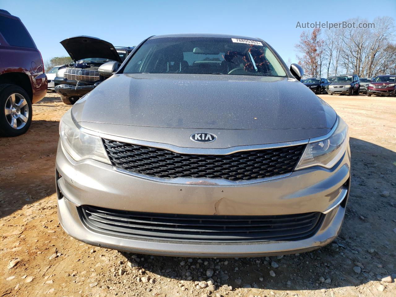 2018 Kia Optima Lx Silver vin: 5XXGT4L34JG198438