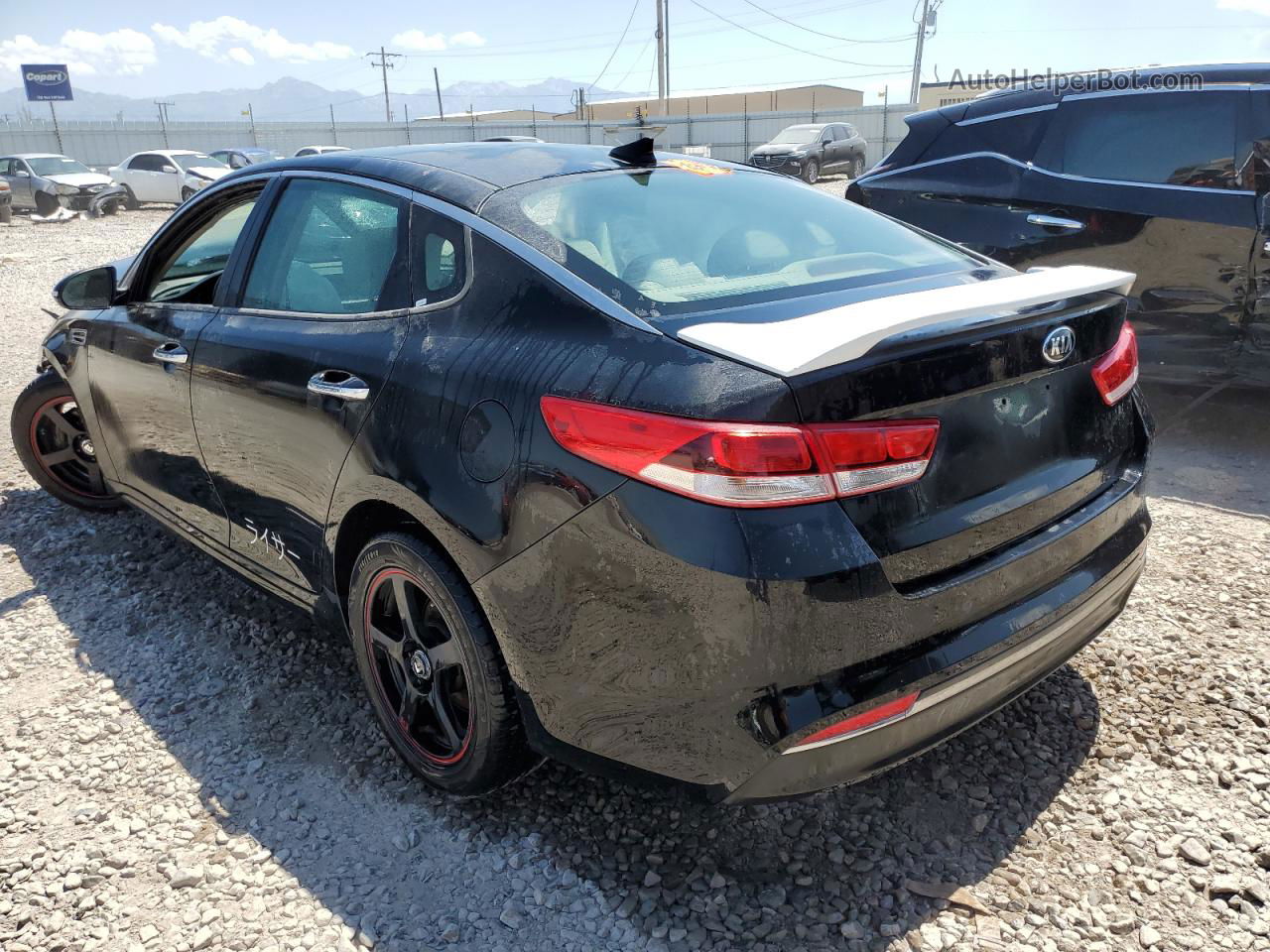 2018 Kia Optima Lx Черный vin: 5XXGT4L34JG203248