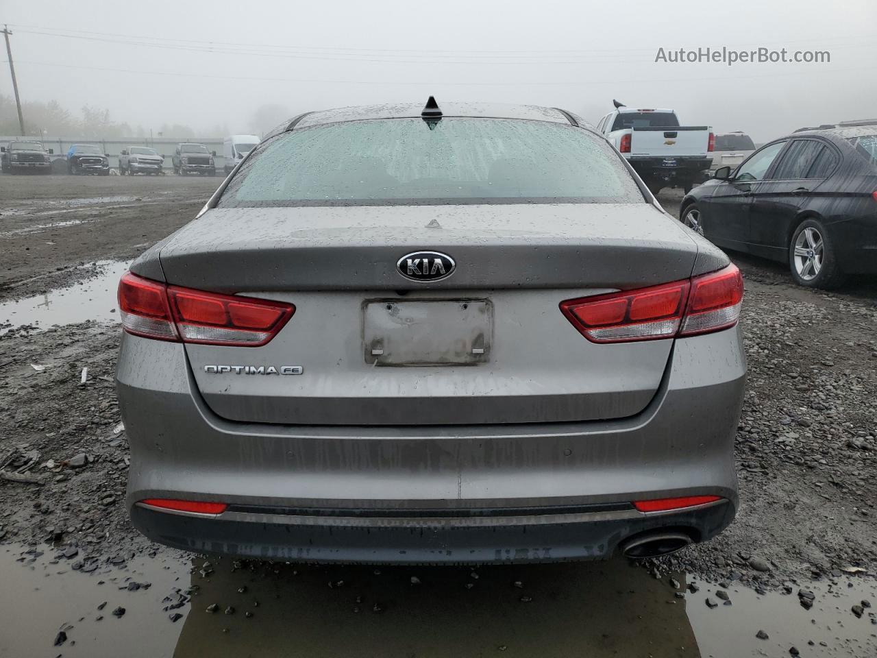 2018 Kia Optima Lx Gray vin: 5XXGT4L34JG207798