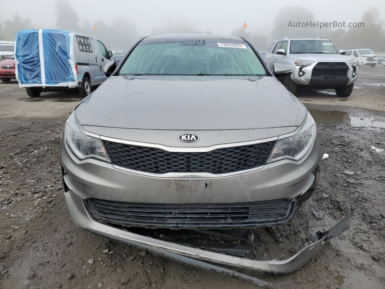 2018 Kia Optima Lx Gray vin: 5XXGT4L34JG207798