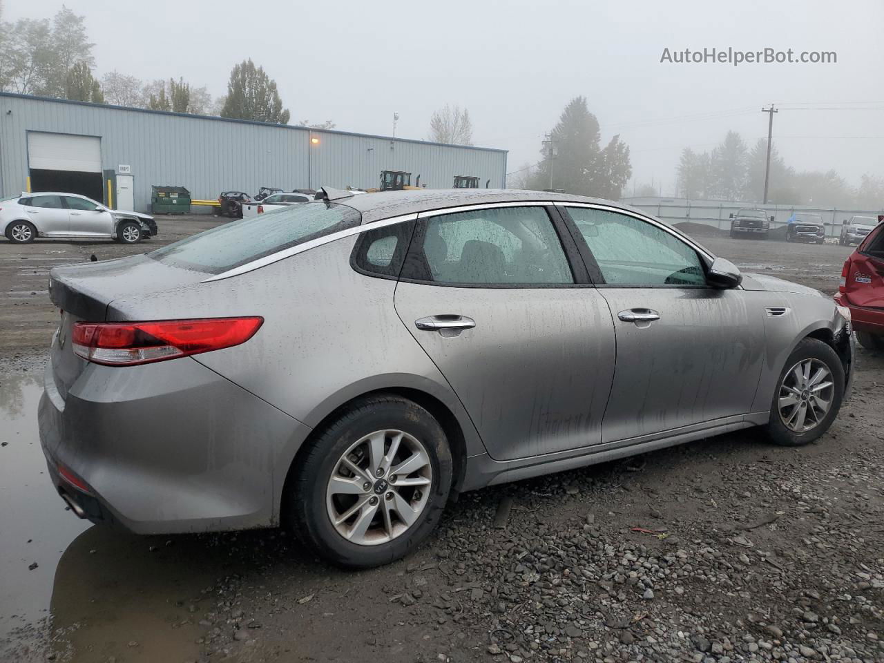 2018 Kia Optima Lx Gray vin: 5XXGT4L34JG207798