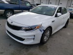 2018 Kia Optima Lx White vin: 5XXGT4L34JG210927