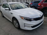 2018 Kia Optima Lx White vin: 5XXGT4L34JG210927