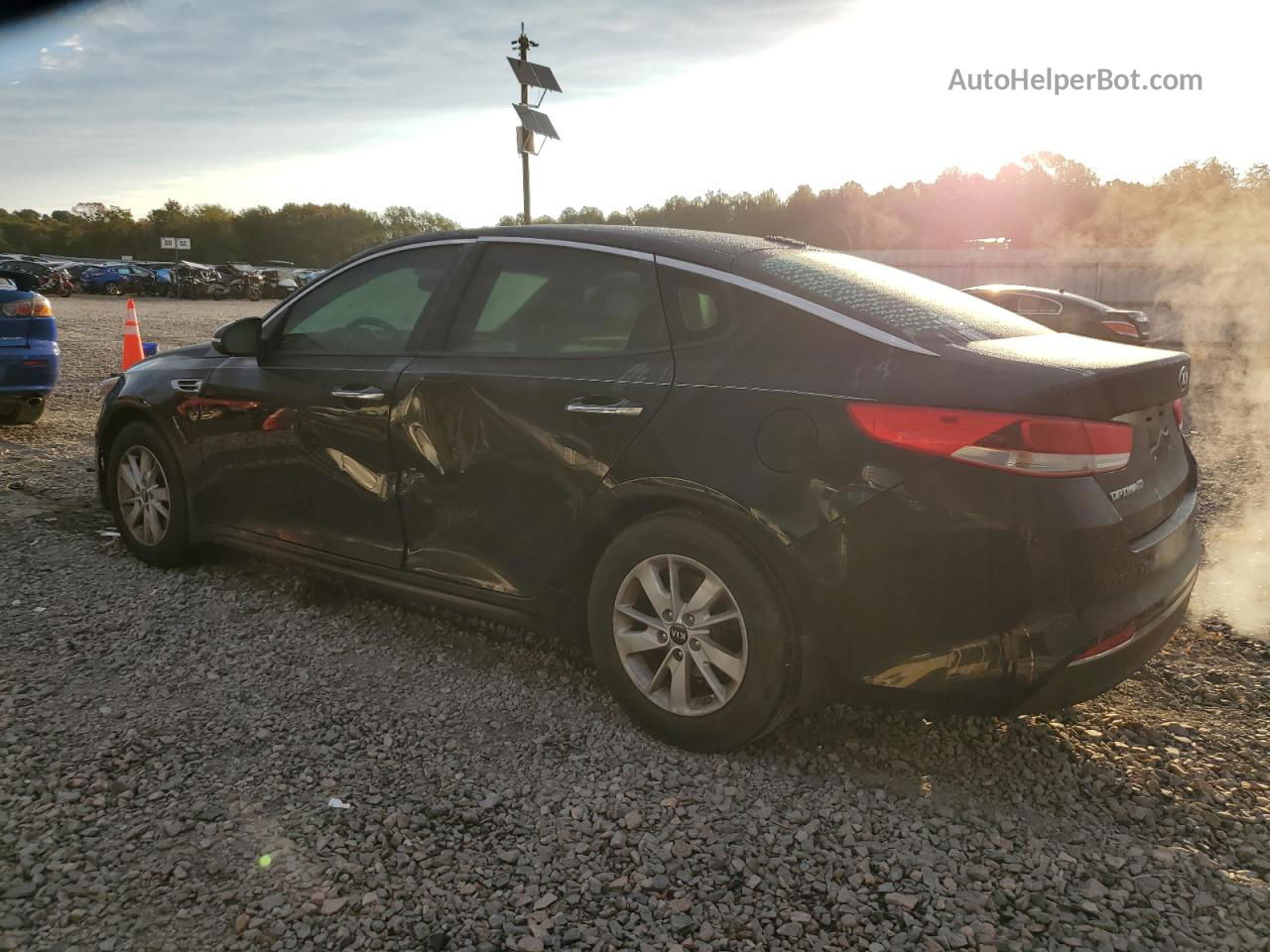 2018 Kia Optima Lx Black vin: 5XXGT4L34JG212340