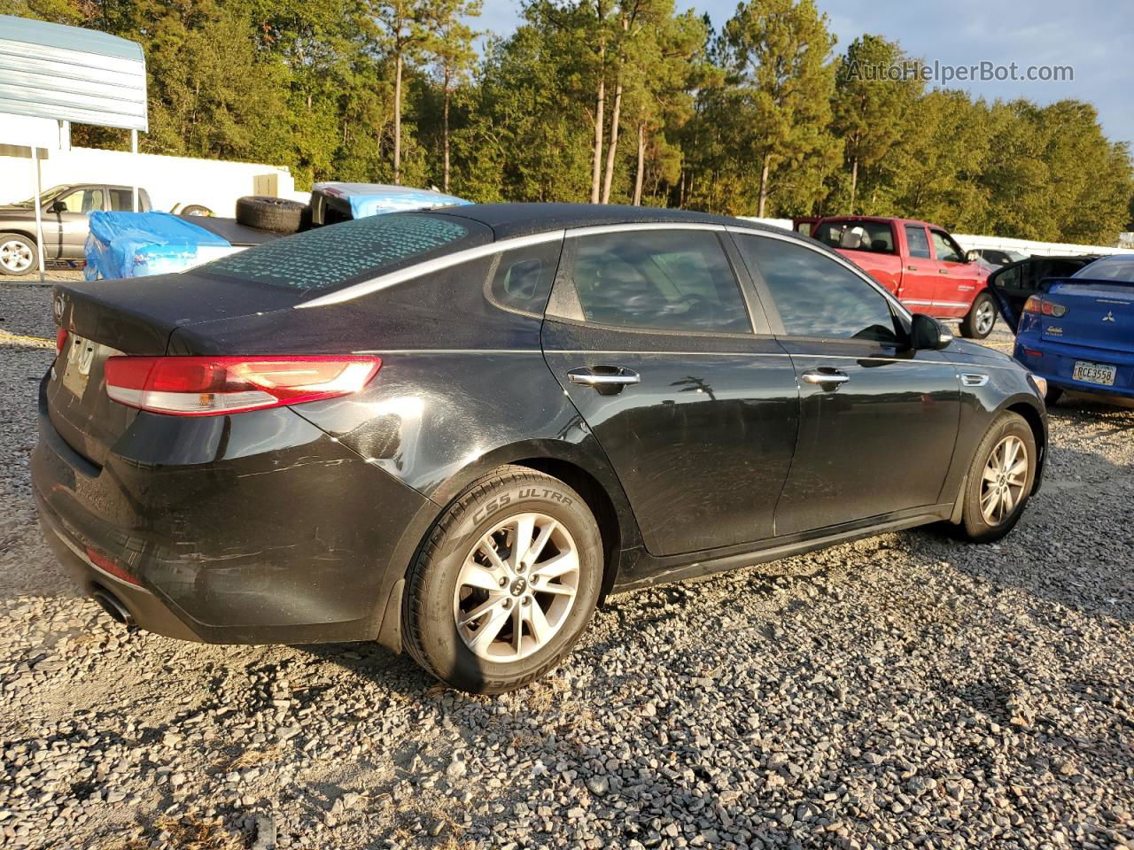 2018 Kia Optima Lx Black vin: 5XXGT4L34JG212340