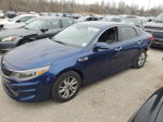 2018 Kia Optima Lx Синий vin: 5XXGT4L34JG219708