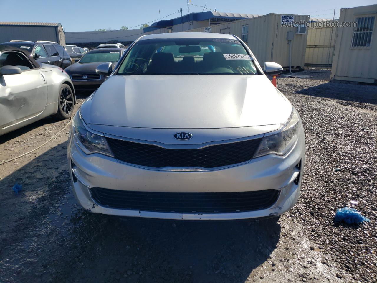 2018 Kia Optima Lx Silver vin: 5XXGT4L34JG235262