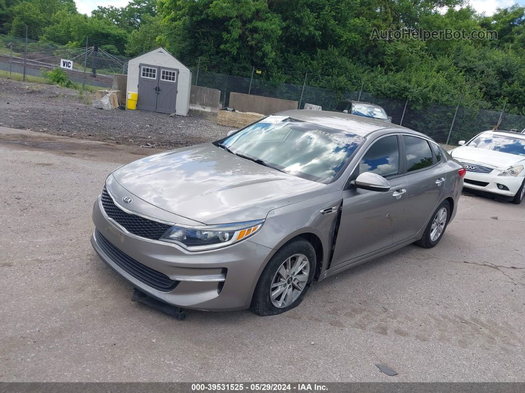 2018 Kia Optima Lx Gray vin: 5XXGT4L34JG235732