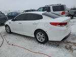 2018 Kia Optima Lx White vin: 5XXGT4L34JG247590