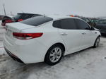 2018 Kia Optima Lx White vin: 5XXGT4L34JG247590