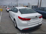 2018 Kia Optima Lx White vin: 5XXGT4L34JG253387