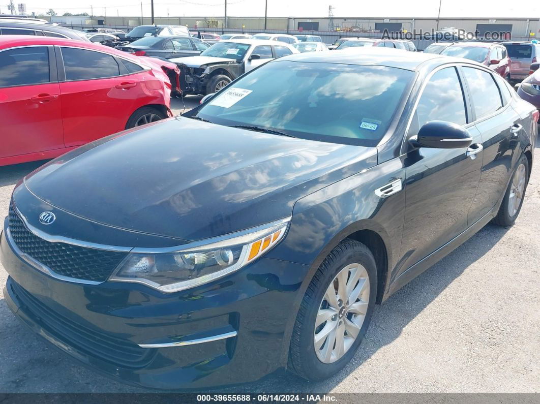 2018 Kia Optima Lx Black vin: 5XXGT4L34JG258251