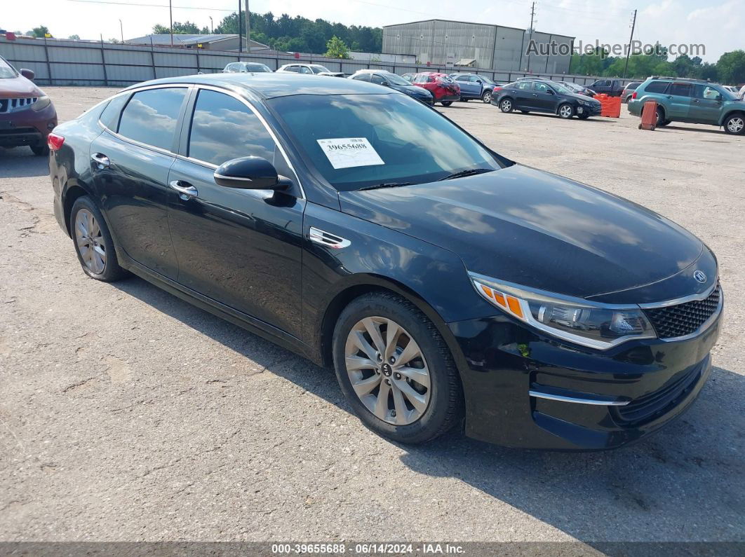 2018 Kia Optima Lx Black vin: 5XXGT4L34JG258251